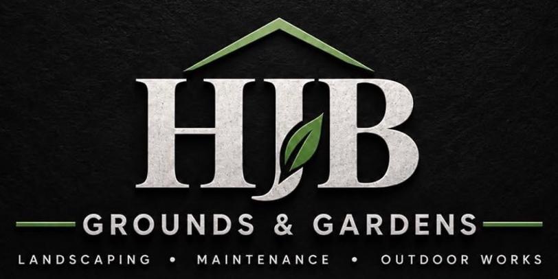 Original HJB Grounds & Gardens logo — landscaping, maintenance, outdoor works